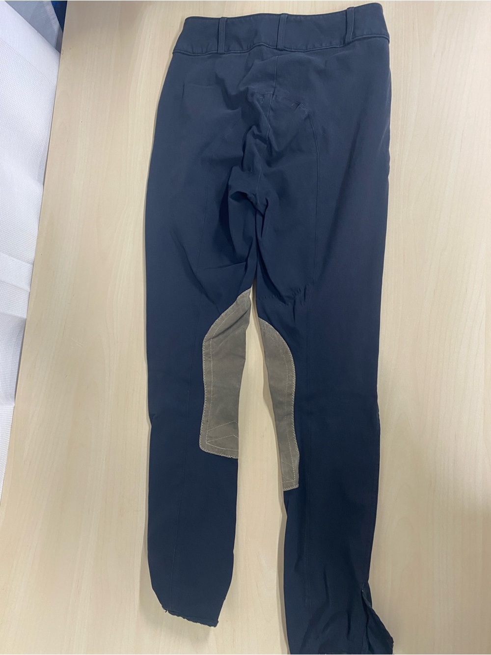 Tailored Sportsman Navy Breeches Size 26 Knee Patch English Riding Pants USA - Picture 3 of 4